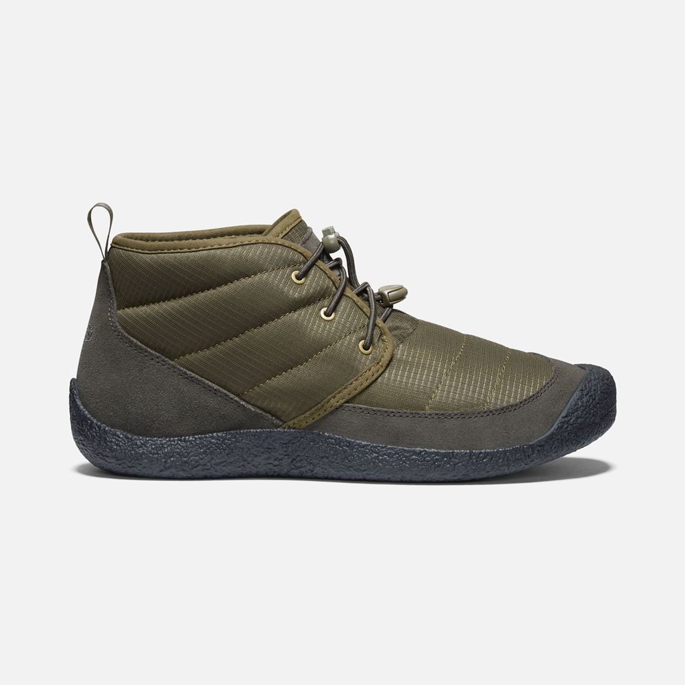 Botas Chukka Keen Mexico Verde Oliva/Negros - Hombre Howser Ii - AQ4057619